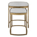 Uttermost Vista Gold Nesting Tables - Set of 2