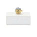 John Richard Cyanite Pomegranate And White Marble Box I