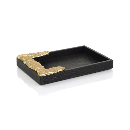 John Richard Trapz Vegan Snakeskin Tray Small