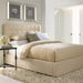 Bernhardt Interiors Avery Fabric Button-Tufted Bed 66"