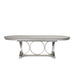 Michael Amini Eclipse Oval Dining Table Moonlight