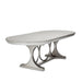 Michael Amini Eclipse Oval Dining Table Moonlight