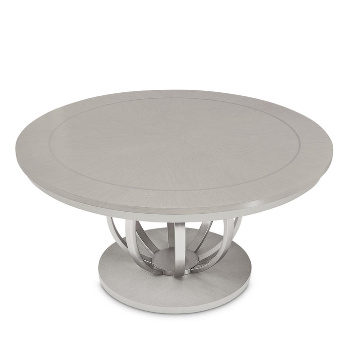 Michael Amini Eclipse Round Dining Table Moonlight