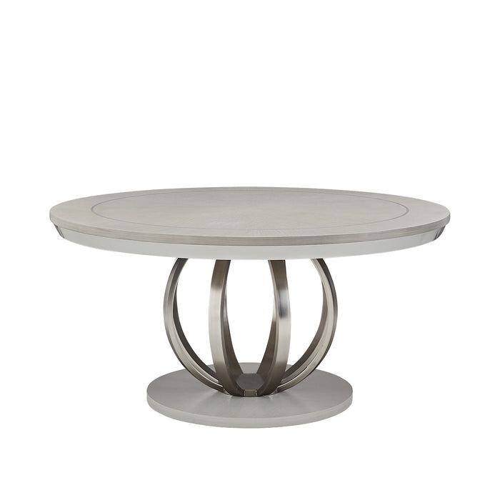 Michael Amini Eclipse Round Dining Table Moonlight