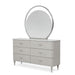 Michael Amini Eclipse Dresser with Mirror - Moonlight