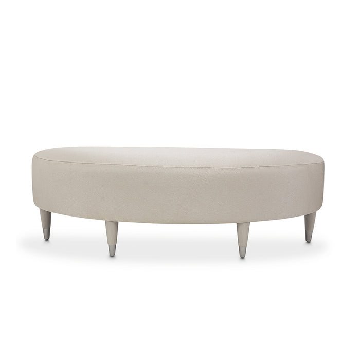 Michael Amini Eclipse Bed Bench Moonlight