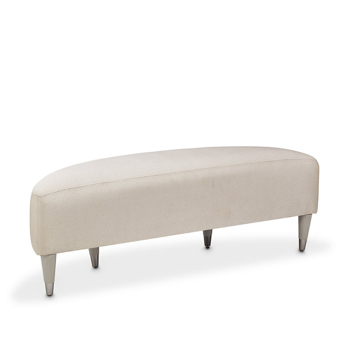 Michael Amini Eclipse Bed Bench Moonlight