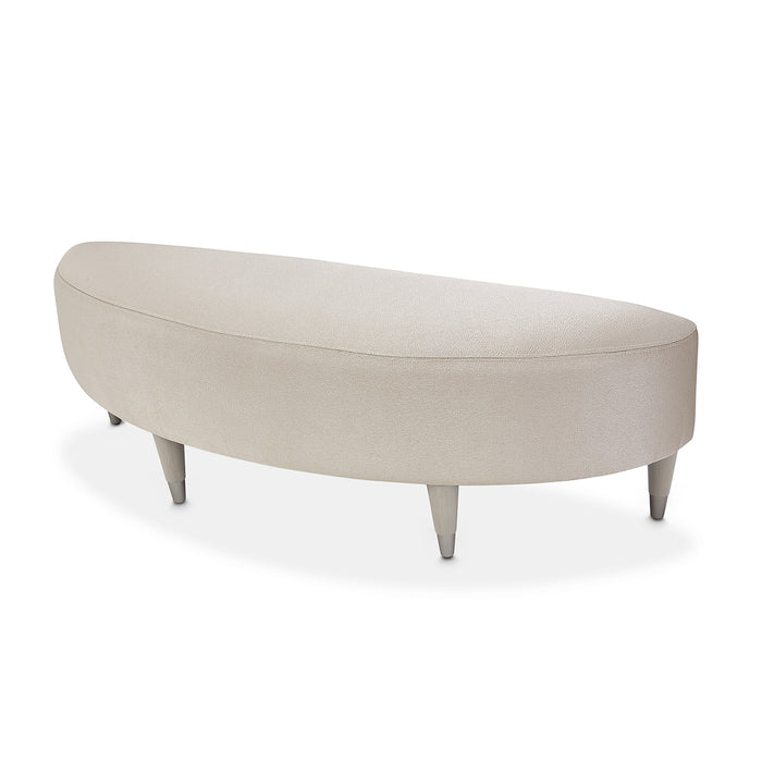 Michael Amini Eclipse Bed Bench Moonlight