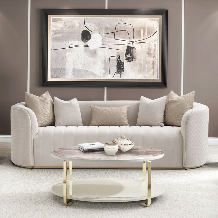 Michael Amini Ariana Velvet Sofa