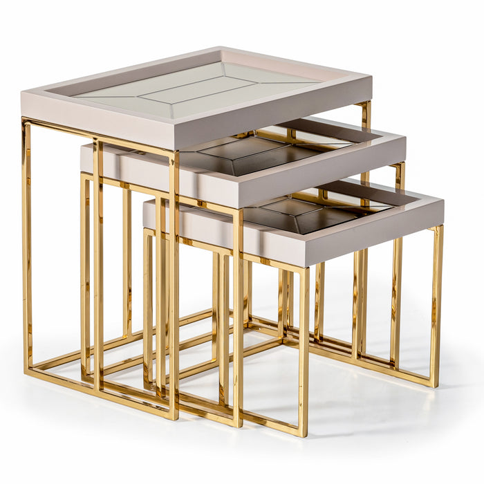 Michael Amini Carmela Nesting Table