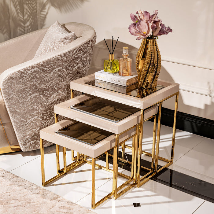 Michael Amini Carmela Nesting Table