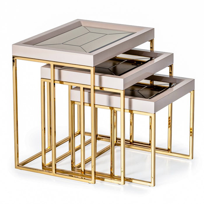 Michael Amini Carmela Nesting Table