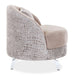 Michael Amini Dion Accent Chair Chair - Stone/Silver