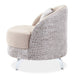 Michael Amini Dion Accent Chair Chair - Stone/Silver