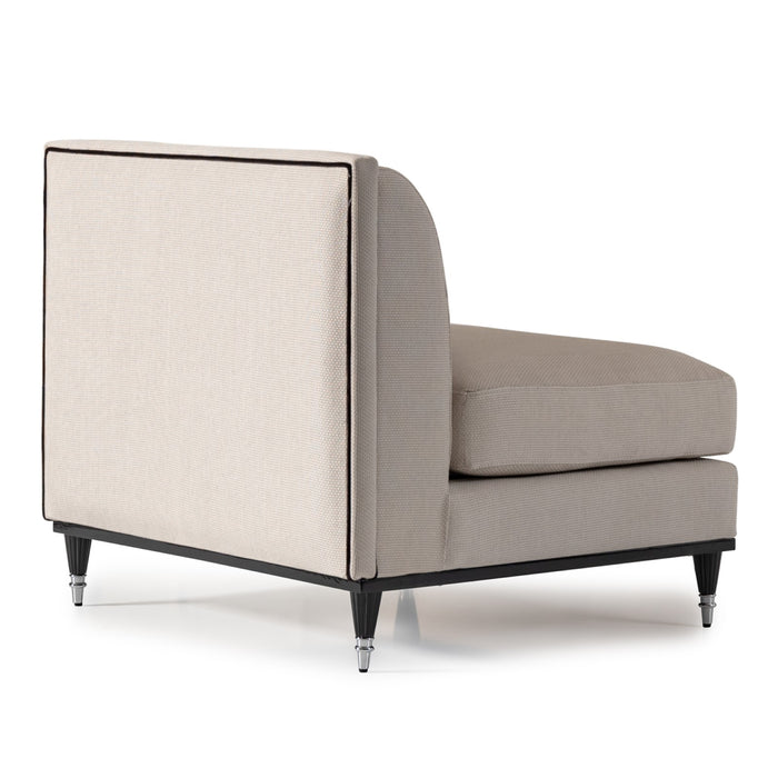 Michael Amini La Francaise Armless Accent Chair