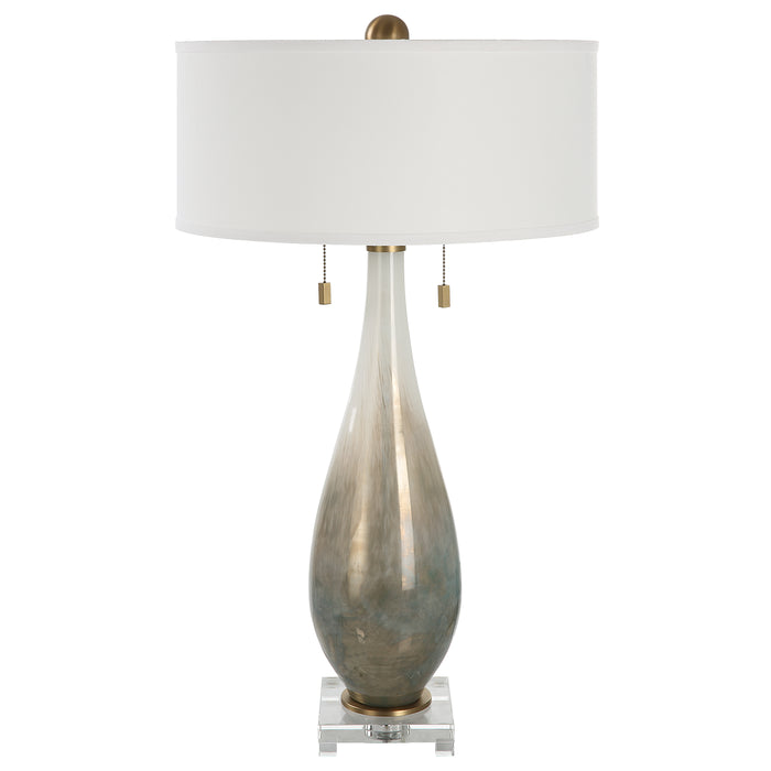 Uttermost Cardoni Bronze Glass Table Lamp