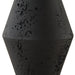 Uttermost Threefold Black Stone Table Lamp