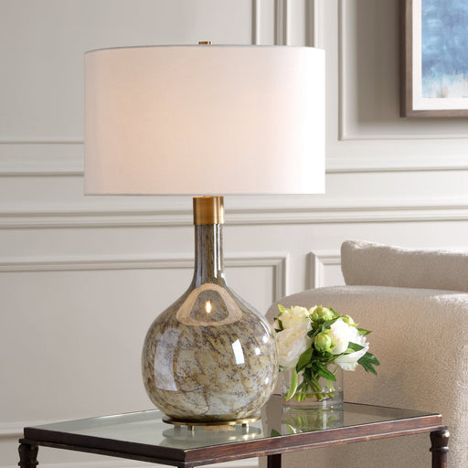 Uttermost Rhine Brown Glass Table Lamp