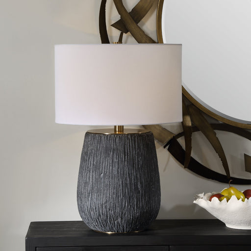 Uttermost Americana Aged Black Table Lamp