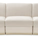 Michael Amini Aurora 3-Piece Sectional Sofa - Linen/Moonlight