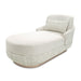 Michael Amini Aurora Chaise - Quarry/Moonlight