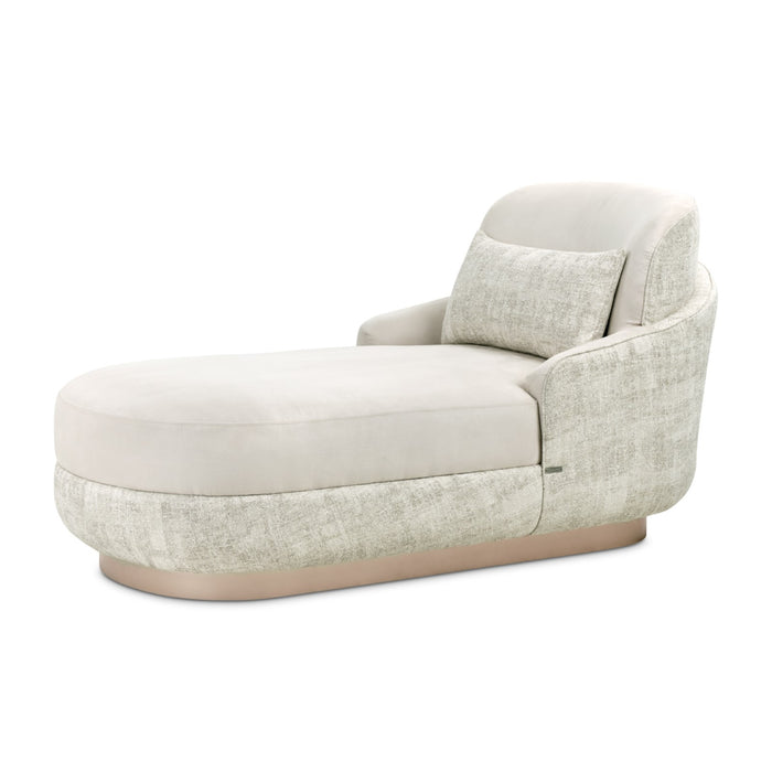 Michael Amini Aurora Chaise - Quarry/Moonlight