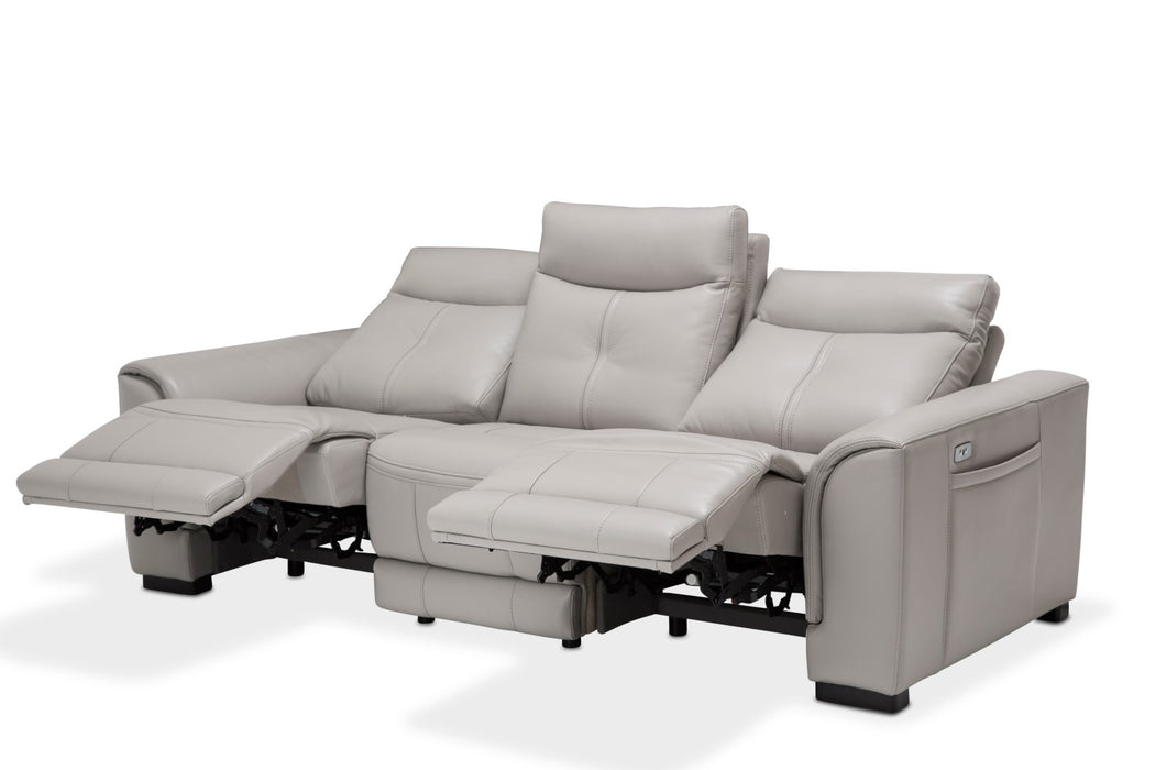 Michael Amini Bentley 3-Piece Sectional - Light Grey