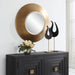 Uttermost Contessa Round Gold Mirror