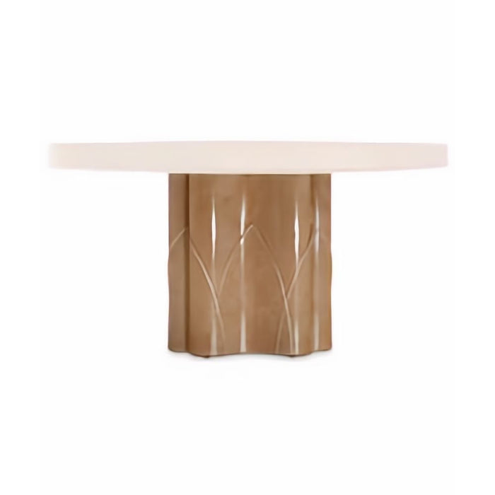 Michael Amini Villa Cherie Caramel Round Dining Table