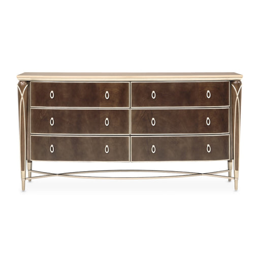 Michael Amini Villa Cherie Dresser - Hazelnut