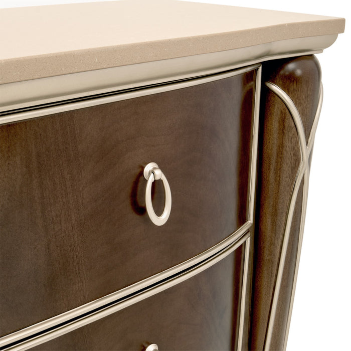 Michael Amini Villa Cherie Dresser - Hazelnut