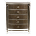 Michael Amini Villa Cherie Highboy Chest - Hazelnut