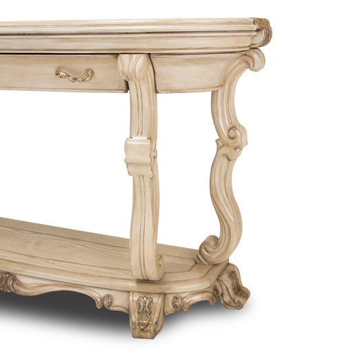 Michael Amini Platine de Royale Console Table - Champagne