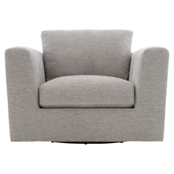 Bernhardt Plush Remi Swivel Chair