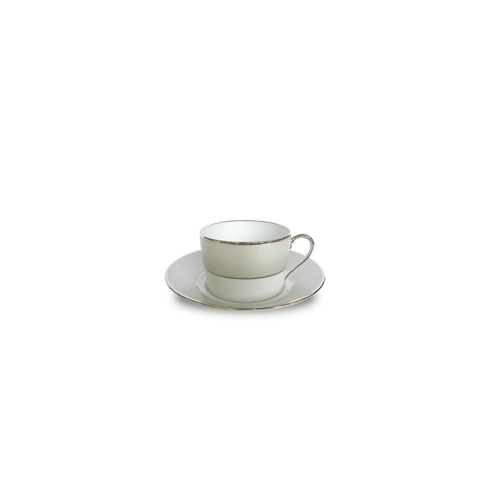 Haviland Clair De Lune Uni Teacup and Saucer