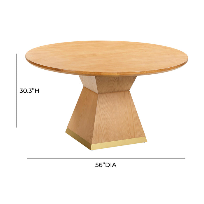 TOV Furniture Nolan Round Wood Dining Table