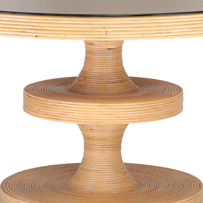 TOV Furniture Apollonia Natural Rattan Round Dining Table