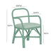 TOV Furniture Ginny Rattan Dining Chair