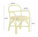 TOV Furniture Ginny Rattan Dining Chair