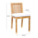 TOV Furniture Amara Rattan Dining Chair