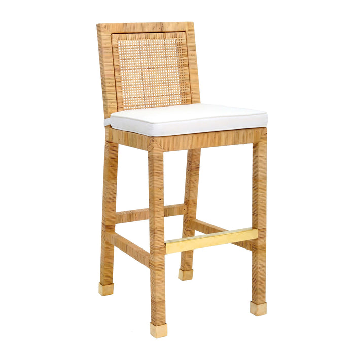 TOV Furniture Amara Rattan Bar Stool