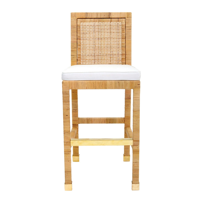 TOV Furniture Amara Rattan Bar Stool