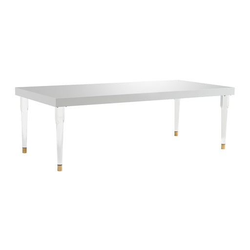 TOV Furniture Tabby Glossy Lacquer Dining Table