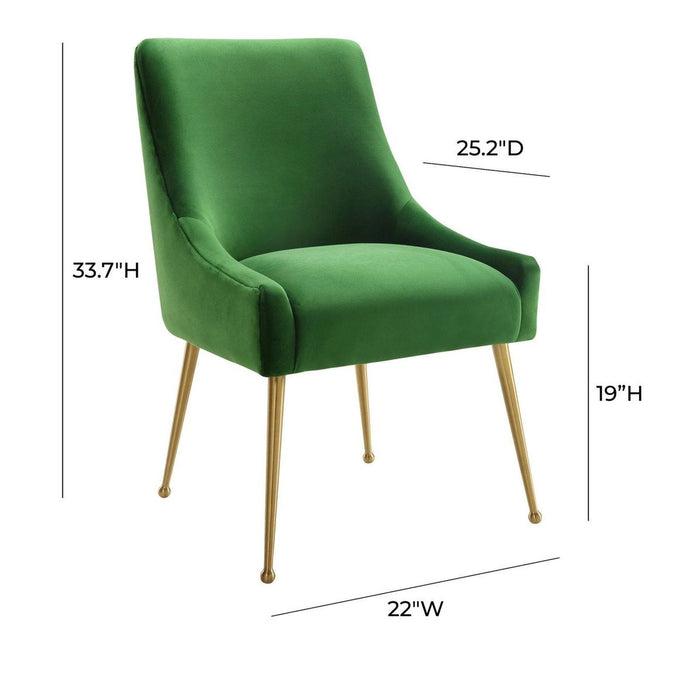 TOV Furniture Beatrix Velvet Side Chair