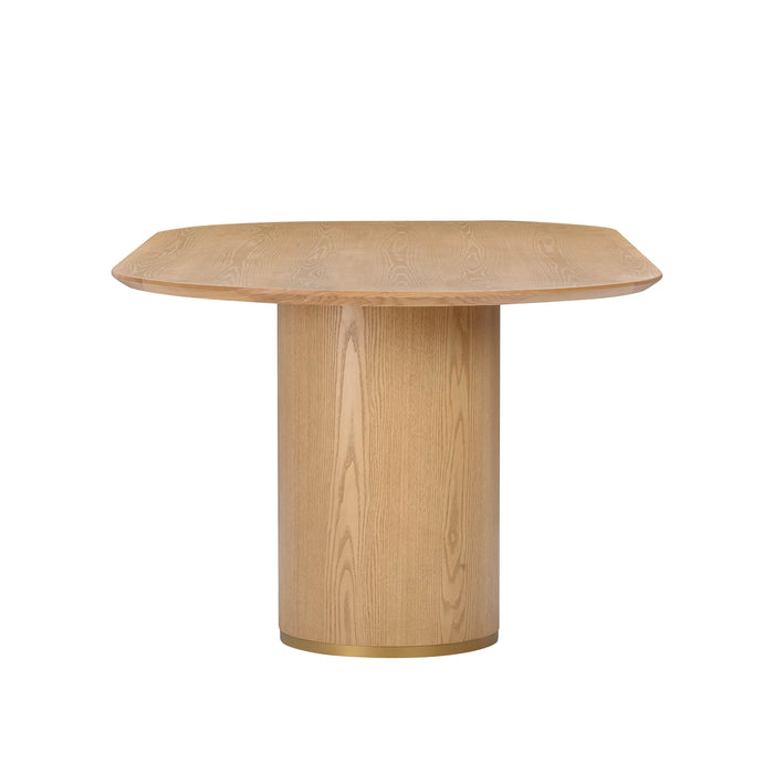 TOV Furniture Brandy Natural Ash Wood Oval Dining Table