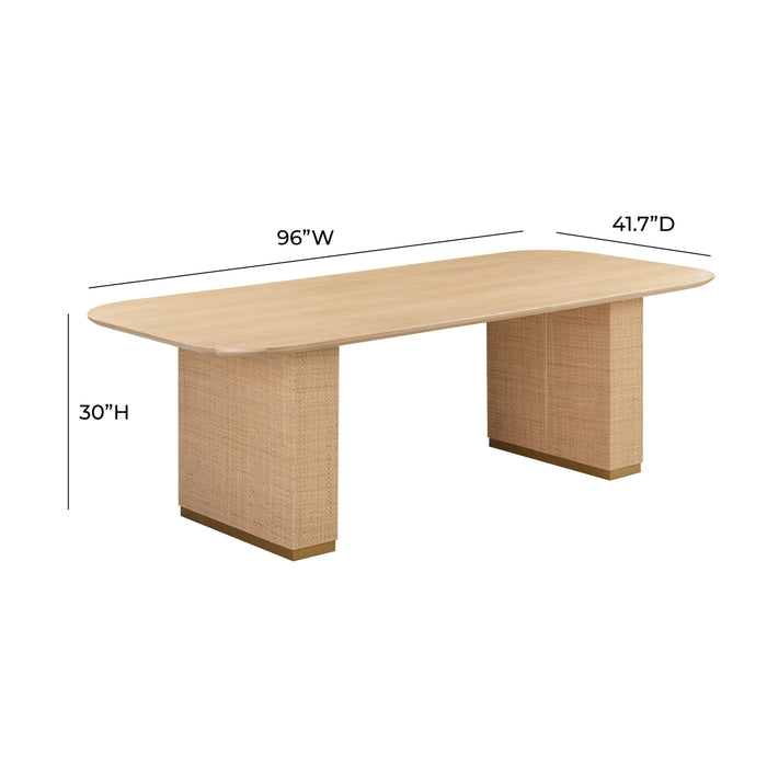 TOV Furniture Akiba 96" Rectangular Dining Table