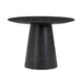 TOV Furniture Sahara Black Oak Round Dining Table