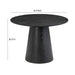 TOV Furniture Sahara Black Oak Round Dining Table