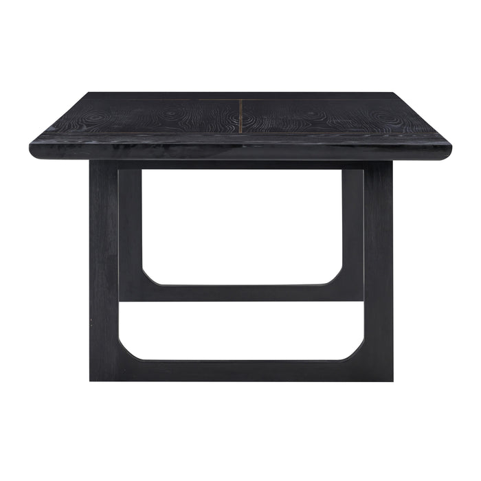 TOV Furniture Shiloh Black Ash Rectangular Dining Table