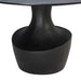 TOV Furniture Gevra Black Acacia & Faux Plaster Dining Table